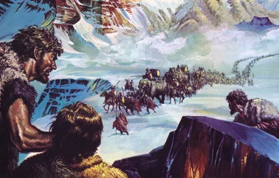 Aníbal cruzando los Alpes